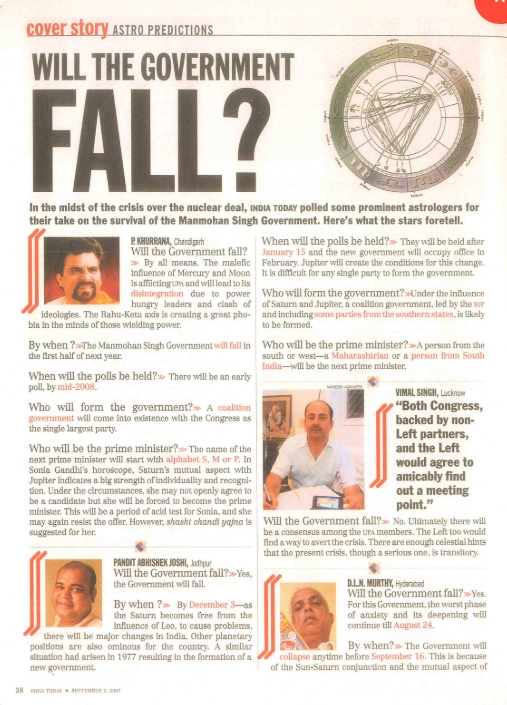 Will the Government Fall?